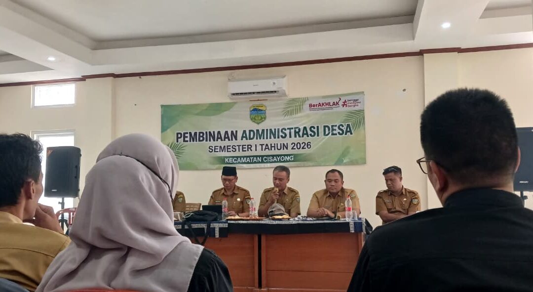 Tingkatkan Kualitas Pelayanan, Kecamatan Cisayong Gelar Pembinaan Administrasi untuk Empat Desa