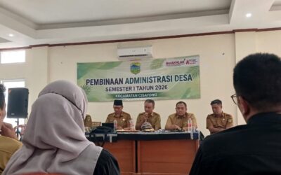 Tingkatkan Kualitas Pelayanan, Kecamatan Cisayong Gelar Pembinaan Administrasi untuk Empat Desa